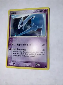 Lugia 2/17 Pokemon TCG EX Pop Series 5 HOLO BLEED ERROR - Image 2