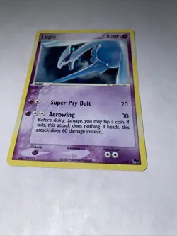 Lugia 2/17 Pokemon TCG EX Pop Series 5 HOLO BLEED ERROR - Image 4