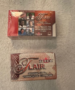 2002 Fleer Flair Football Factory Sealed HOBBY MINI Box 10 Pks of 5 Cards Brady+ - Image 3