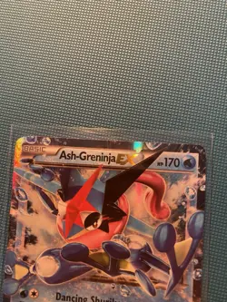 Pokemon Ash-Greninja EX Black Star Promo Holo Card TCG XY133 MP - Image 3