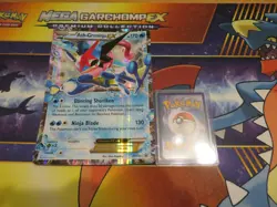 Pokemon TCG Jumbo Ash Greninja Ex XY133 Black Star Promo Holo Card - Image 1