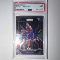Panini 2021-22 Prizm Cade Cunningham #282 PSA 9 Rookie Detroit Pistons - Image 1