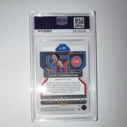 Panini 2021-22 Prizm Cade Cunningham #282 PSA 9 Rookie Detroit Pistons - Image 2