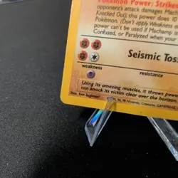 Pokemon Machamp Base Set 8/102 Holo 1st Edition HP - Image 4