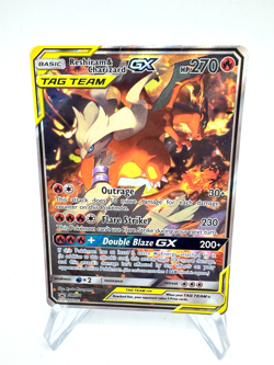 Reshiram & Charizard GX SM201 Pokemon Sun & Moon Black Star Promo Tag Team - Image 5