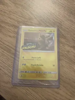 Pokemon TCG Detective Pikachu Returns Promo Card Italian Sealed New - Image 1