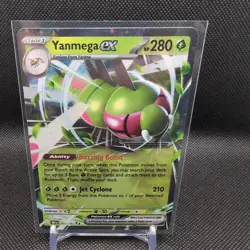 Pokemon TCG S&V Destined Rivals - Yanmega ex 003/182 Double Rare card - Image 1