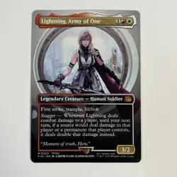 Magic: The Gathering Lightning, Army of One (0320) (Borderless) Final Fantasy - Image 1
