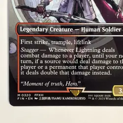 Magic: The Gathering Lightning, Army of One (0320) (Borderless) Final Fantasy - Image 4
