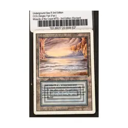 WotC MtG 3rd Ed Underground Sea (R) Fair - Image 1