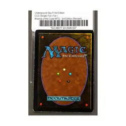 WotC MtG 3rd Ed Underground Sea (R) Fair - Image 2