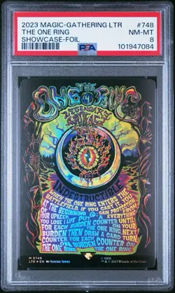 The One Ring Borderless Poster Foil LTR 0748 MTG PSA 8 - Image 1