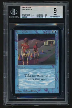 ***BGS 9 Alpha Time Walk** MTG Alpha Magic Kid Icarus - Image 1