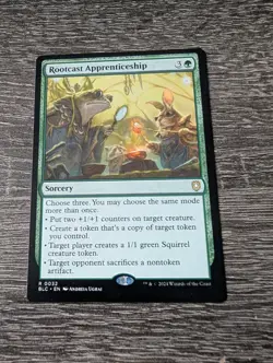 x1 Rootcast Apprenticeship R MTG Commander: Bloomburrow M/NM, English - Image 1