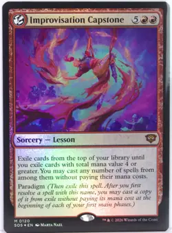 Improvisation Capstone [New, Near Mint] *Foil* {Secrets of Strixhaven} - Image 1