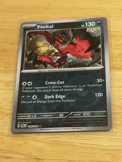 2023 Pokemon Yveltal Reverse Holo Rare Paradox Rift #118/182 - Image 1