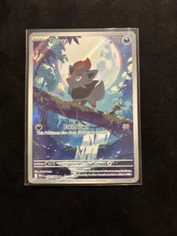 Pokemon TCG Zorua IR 142/086 White Flare Near Mint - Image 1