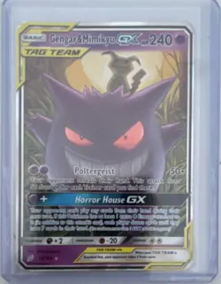 Pokemon Gengar & Mimikyu GX 53/181 Team Up TAG TEAM GX Holo 240HP - Image 1