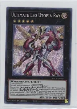 SCR - Ultimate Leo Utopia Ray 1st Ed. YuGiOh Brothers of Legend #BROL-EN027 - Image 1