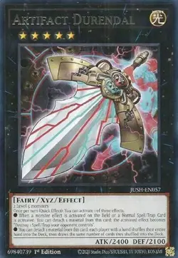 1x Artifact Durendal - 1st Edition NM Eng YuGiOh - Justice Hunters - Image 1
