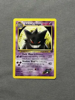 Pokemon Sabrina's Gengar Gym Challenge 29/132 Rare Wizards 2000 Card - Image 1
