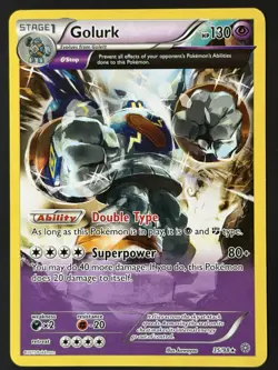 Golurk 35/98 Ancient Origins Full Art Reverse Holo Rare Pokemon Card MP - Image 1