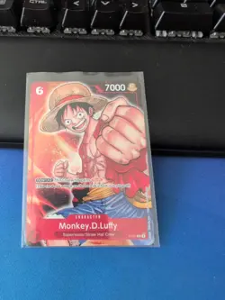 One Piece Premium Card Collection Bandai Games Fest 23-24 Monkey.D.Luffy P-001 - Image 1
