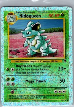 Nidoqueen 32/110 Reverse Holo - Legendary Collection - Pokemon Card - LP - Image 1