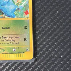 Pokemon TCG Expedition Base Set Bulbasaur Card 94/165 2002 Reverse Holo - Image 3