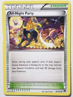 All Night Party 96/122 PL - Breakpoint Pokemon Card Hitoshi Ariga Umbreon Art - Image 1