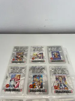 Vintage Dragon Ball Z Foil Card Lot (9 Cards) - Prism / Silver Collector Edition - Image 3