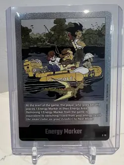 Dragon Ball Super Fusion World Energy Marker Card E-79 Holofoil Silver - Image 3