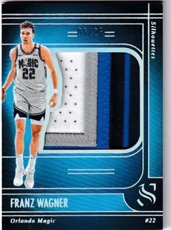 2024-25 Franz Wagner - Panini Silhouette Basketball Quad Patch 6/25 - Image 1