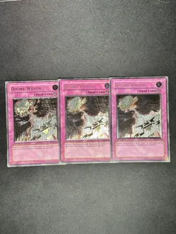 (3) Yugioh Divine Wrath RDS-EN050 1st Edition Ultimate Rare Holo - LP/MP - Image 1