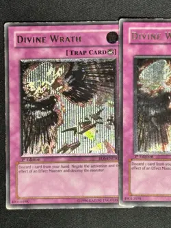 (3) Yugioh Divine Wrath RDS-EN050 1st Edition Ultimate Rare Holo - LP/MP - Image 3