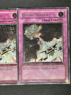 (3) Yugioh Divine Wrath RDS-EN050 1st Edition Ultimate Rare Holo - LP/MP - Image 4