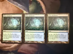 Magic The Gathering Misty Rainforest #220 Zendikar Regular Lp X3 - Image 1