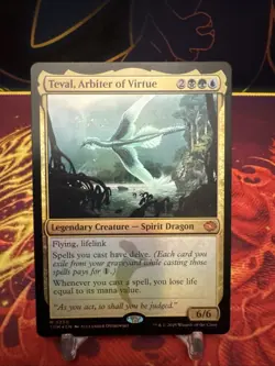 Teval, Arbiter of Virtue Tarkir: Dragonstorm Foil - Image 1