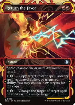 4x MTG Return the Favor, NM-Mint, English Secrets of Strixhaven: Mystical Archiv - Image 1