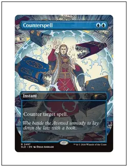 1x Counterspell, Secret Lair D&D - 2497, Non-Foil, Magic MTG NM - Image 1