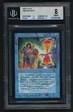 ***BGS 8 Alpha Timetwister** MTG Alpha Magic Kid Icarus - Image 1