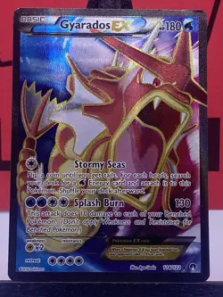 Gyarados EX 114/122 XY-Breakpoint Full Art Holo Rare Pokemon TCG 2016 VLP/NM - Image 3