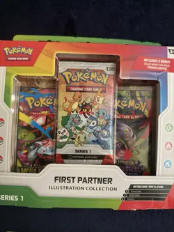 Pokemon TCG First Partner Illustration Collection Series x6 Boxes Case - Image 2