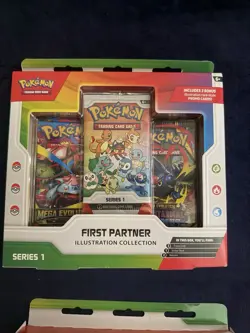 Pokemon TCG First Partner Illustration Collection Series x6 Boxes Case - Image 3