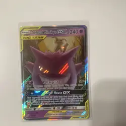 The Pokemon Company Gengar & Mimikyu GX Ultra Rare Holo 53/181 TAG TEAM Card - Image 1