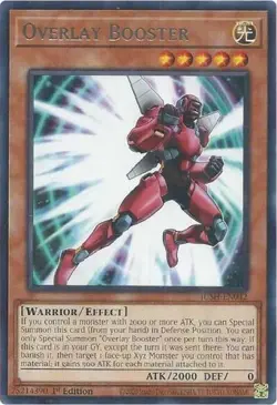 1x Overlay Booster - 1st Edition NM Eng YuGiOh - Justice Hunters - Image 1