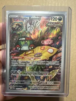 Brute Bonnet 207/182 Paradox Rift Illustration Rare Full Art Holo Pokemon - Image 1