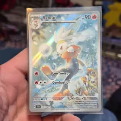 Pokemon Raboot Illustration Rare Holo SV07 Stellar Crown 147/142 HP 90 - Image 1