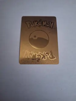 Pokemon Pikachu Mega Rayquaza Gold Foil Fan Art #006 NM - Image 2