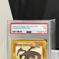 Shining Charizard 107/105 Neo Destiny Holo PSA 7 NM Pokemon TCG Secret Rare - Image 5